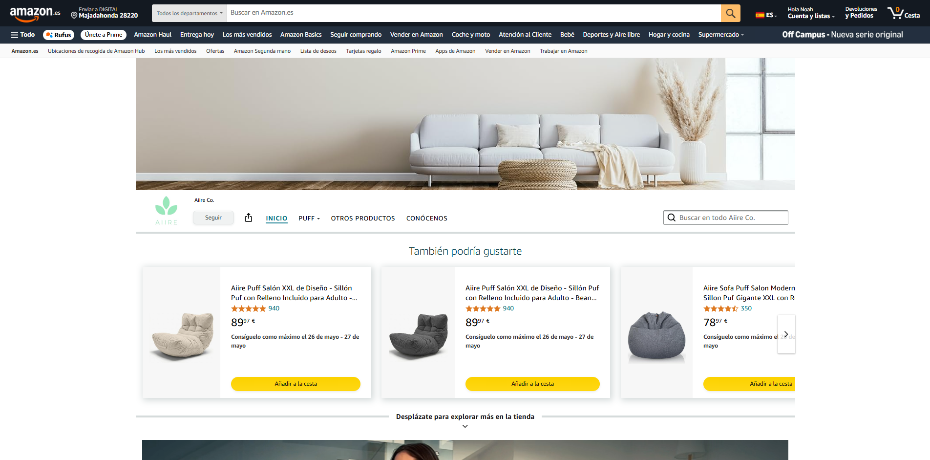 Aiire en Amazon