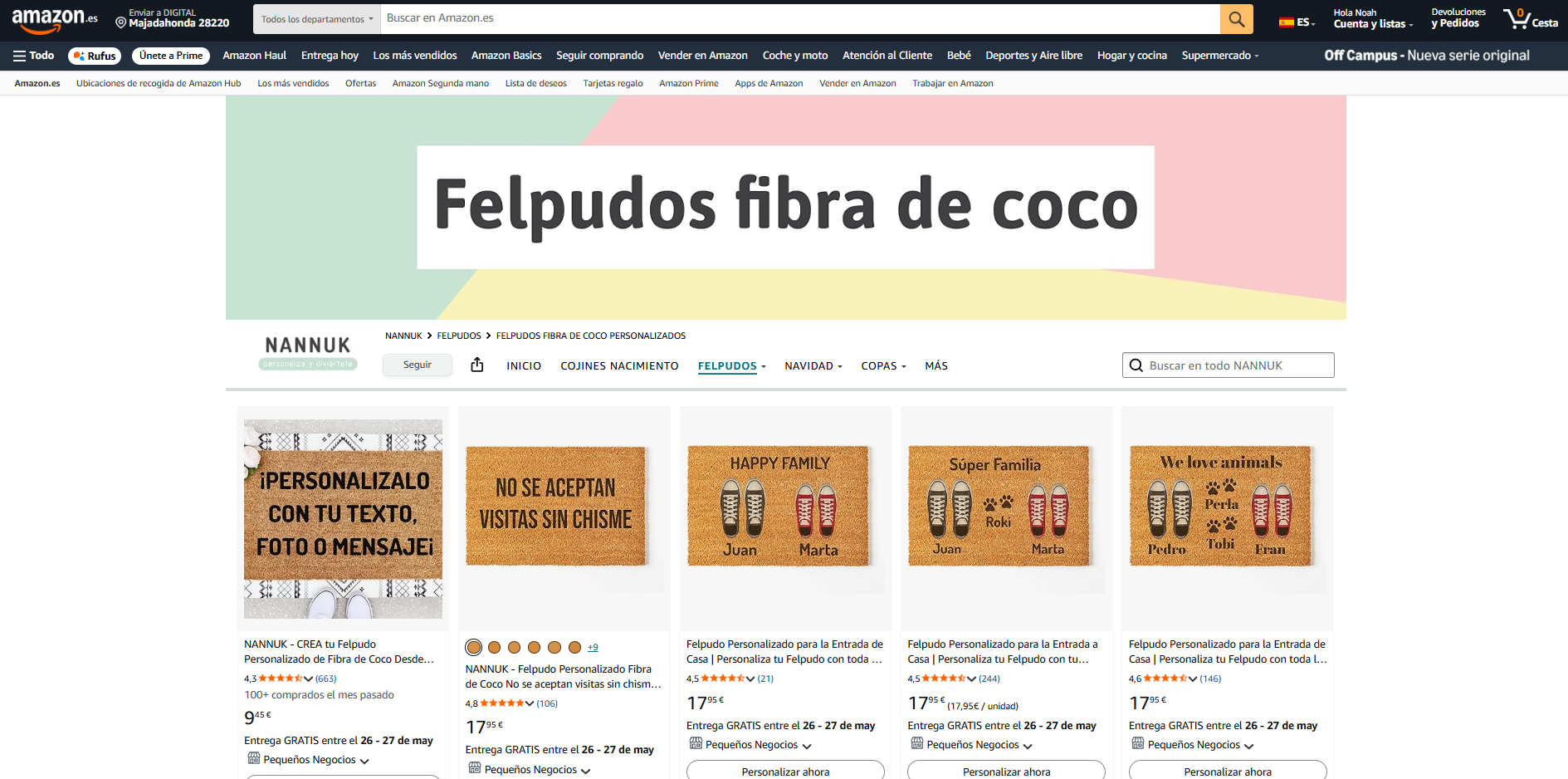 Nannuk en Amazon