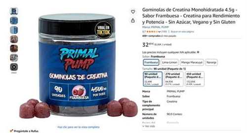 Primal Pump en Amazon